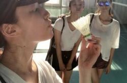 刘亦菲重返校园 神仙姐姐变运动少女素颜现身嫩出水