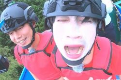 挑战17层楼空中飞人 陈汉典吓到脸色发白