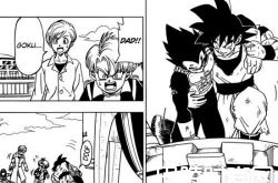 龙珠超漫画21话图文情报：未来特兰克斯惨遭黑悟空吊打