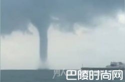 广西北海突现“龙吸水”奇观 真实的好莱坞大片