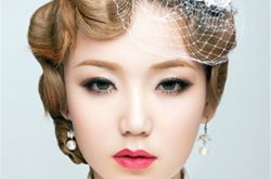 新娘发型设计,清新迷人的发型