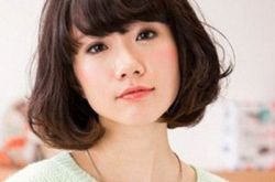 圆脸女孩的发型选择,中长发型更显女神范