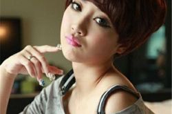 短波波头最好不要烫 简单打理出bobo头的造型