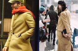 驼色大衣配什么帽子 驼色大衣搭配毛线帽图片