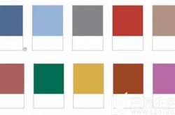 河滨蓝 空气蓝鲨皮灰极光红暖灰褐暗雪松色葱翠绿芥末黄陶土棕狂妄紫