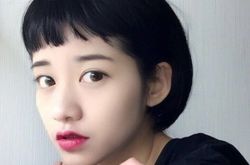 眉上刘海短发图片 眉上刘海发型适合什么人