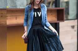 短外套配连衣裙打造欧美范 短外套配连衣裙打造日韩范