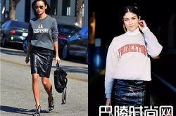 卫衣与裙子的搭配