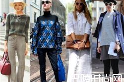 复古单品：一字领上衣 复古单品：高领毛衣复古单品：喇叭裤复古单品：伞裙复古单品：印花套装复古单品：圆形眼镜、大檐帽复古单品：礼帽