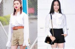 衬衫比配热裤黑白色系、彩色系等也同样让人期待最清爽的冰蓝衬衫最娇艳的印花衬衫高级感的缎面衬衫不对称衬衫