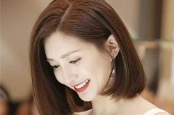 浅棕色发型 自然的棕色头发黑色发色