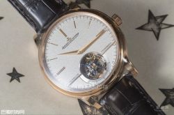 简单的复杂款---积家大师系列圆柱游丝陀飞轮玫瑰金腕表