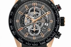 2017巴塞尔新品丨泰格豪雅 Carerra卡莱拉系列 Heuer-01玫瑰金款腕表
