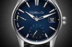 亨利慕时推出开拓者万年历不锈钢腕表