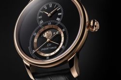 2018年巴塞尔高级钟表展预览：雅克德罗黑色珐琅月相大秒针演绎动人月色