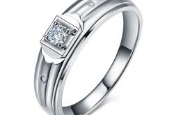 男士钻石戒指多少钱  男士钻石戒指价格图片大全