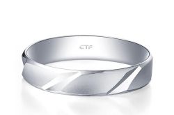 周大福铂金对戒有哪些款式  周大福铂金对戒图片