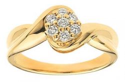 老凤祥女士黄金戒指图片  精美老凤祥女士黄金戒指图片欣赏