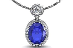 蓝宝石吊坠图片 蓝宝石吊坠图片及价格