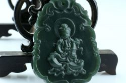 和田青玉观音吊坠图片,和田青玉观音吊坠图片及价格