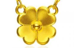 四叶草黄金项链图片  四叶草黄金项链图片及价格