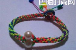 玉米结手链编法图解  玉米结手链编法教程