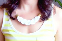 项链编织绳编法图解  项链编织绳编法教程