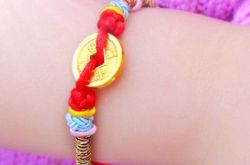 铜钱手链编法图解  铜钱手链编法教程