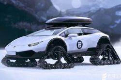 雪地版本的 Lamborghini Huracan Snowmobile 概念车