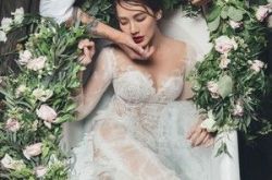 刘雨柔水中婚纱狂野湿身秀身材