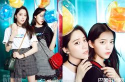 欧阳娜娜与欧阳妮妮时尚照片曝光 姐妹花同框妮妮比娜娜时髦