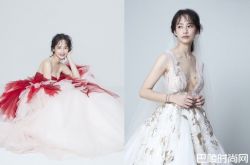 简嫚书绝美婚纱照曝光 与老公一起化老人妆