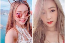 丫头解放泳装秀恩爱 狂露铅笔腿S曲线现形