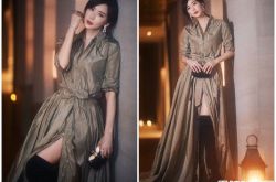 林志玲上下都开合照周汤豪 女神还是这么性感