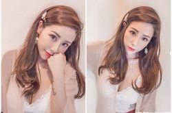 黑涩会MeiMei内衣走光镜头还在拍 蹦出半球超有料