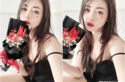 赖琳恩吊带睡衣滑落 W雪球暧昧勾引辣炸