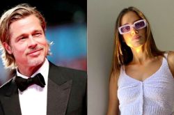 布莱德皮特新欢曝光 私人飞机载嫩模游玩