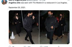 朱莉约会小15岁威肯 晚餐后直奔男方19亿豪宅过夜