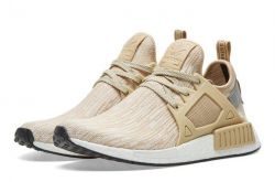 adidas NMD亚麻色小清新鞋款