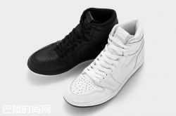 Air Jordan 1黑白色鞋履新作