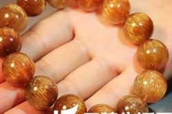 1条极品铜发晶手链竟卖出12万高价！市场上极品铜发晶...