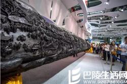 巨型乌木根雕《清明上河图》图片欣赏