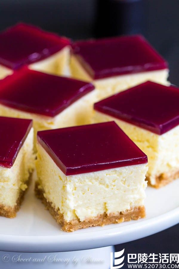 当葡萄酒果冻邂逅芝士蛋糕