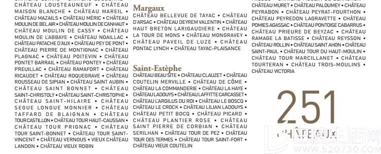 2013年份法国波尔多中级庄名单