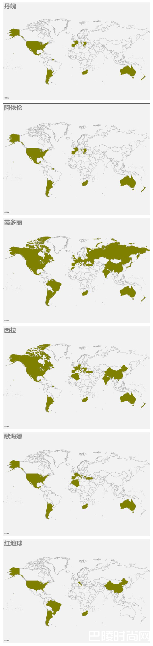 读图迅速了解全球葡萄种植分布 读图迅速了解全球葡萄种植分布