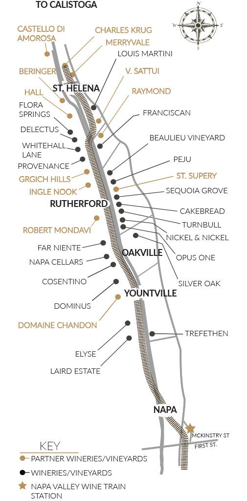 纳帕酒乡列车,开启特色美酒之旅 纳帕酒乡列车,开启特色美酒之旅