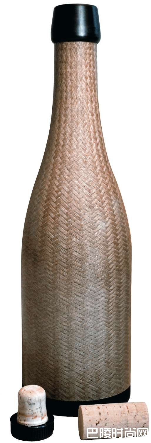 新发明，亚麻纤维做酒瓶