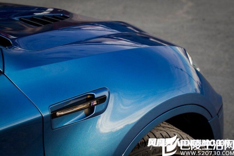 宝马X6 M改装蓝色