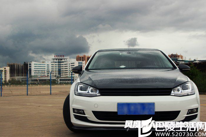 无标中网让这辆高尔夫7看起来素颜到了极致