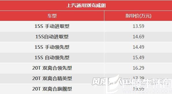 别克新款威朗车型 别克新款威朗车型